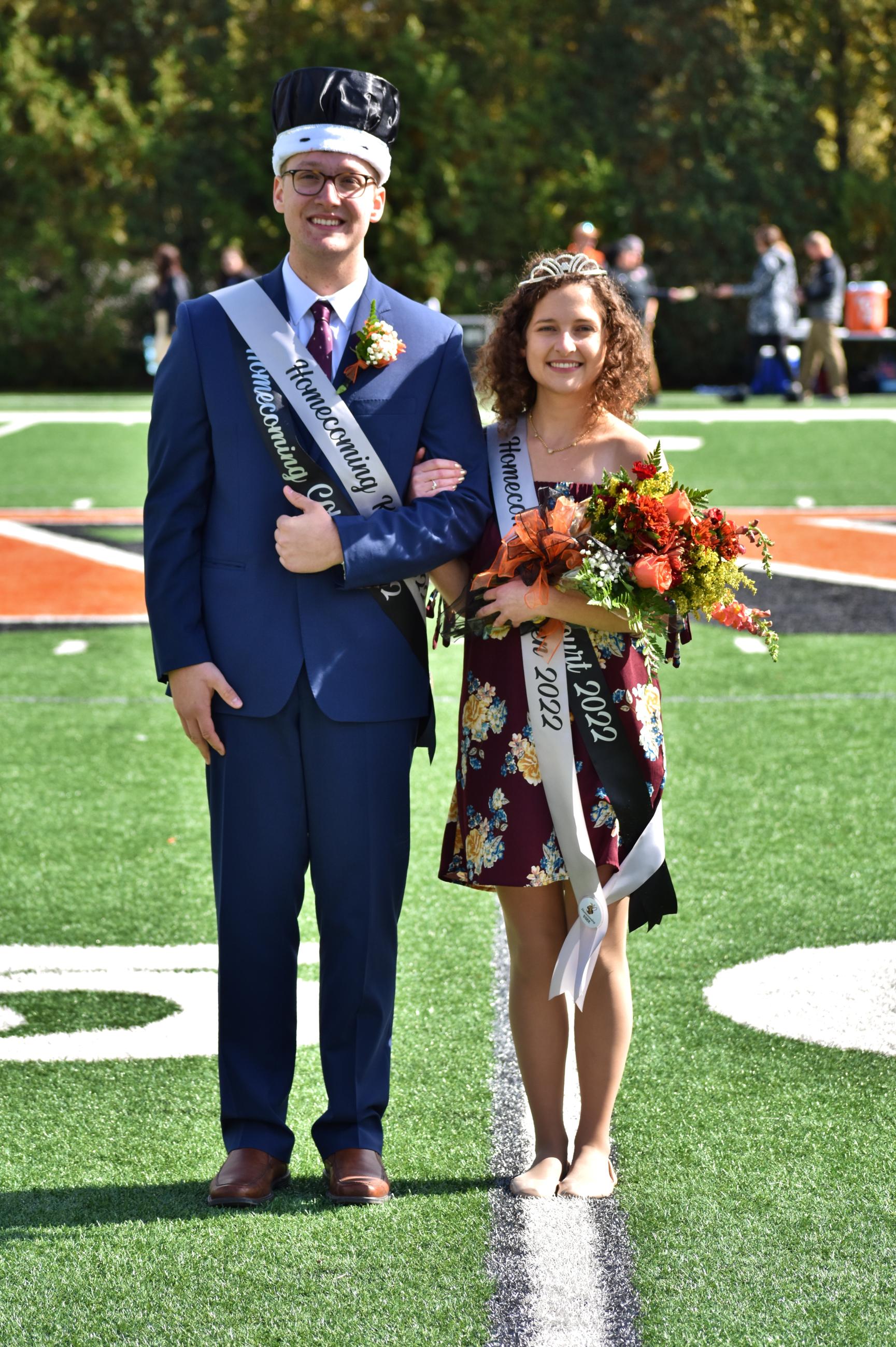 Waynesburg University 22 king queen